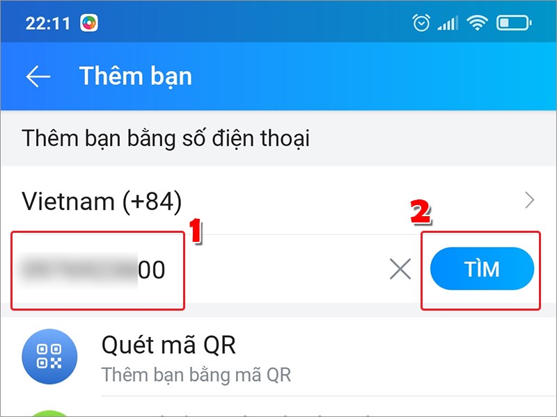 Nhập số điện thoại và tìm Nhập số điện thoại và tìm
