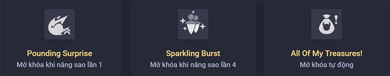 Kỹ năng bị động Klee Kỹ năng bị động Klee
