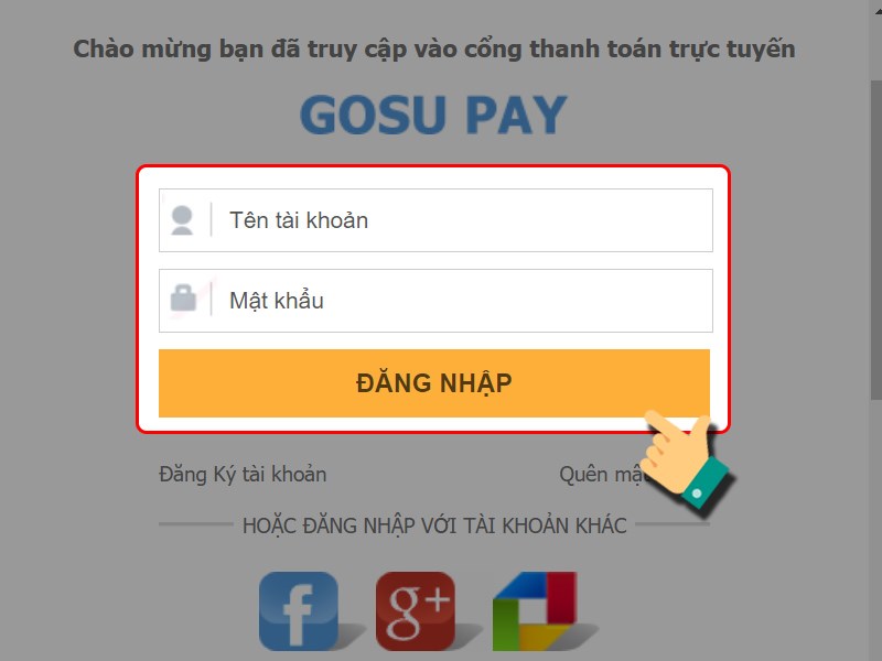 Đăng nhập tài khoản của bạn Đăng nhập tài khoản của bạn