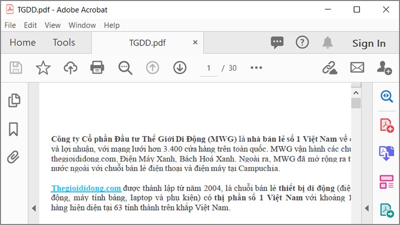 Phần mềm Adobe Reader Phần mềm Adobe Reader