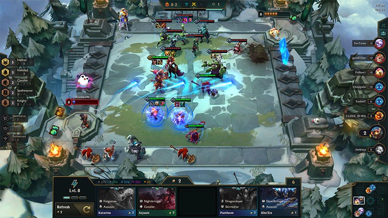 Roud đấu PvP trong chế độ chơi Hyper Roll Roud đấu PvP trong chế độ chơi Hyper Roll