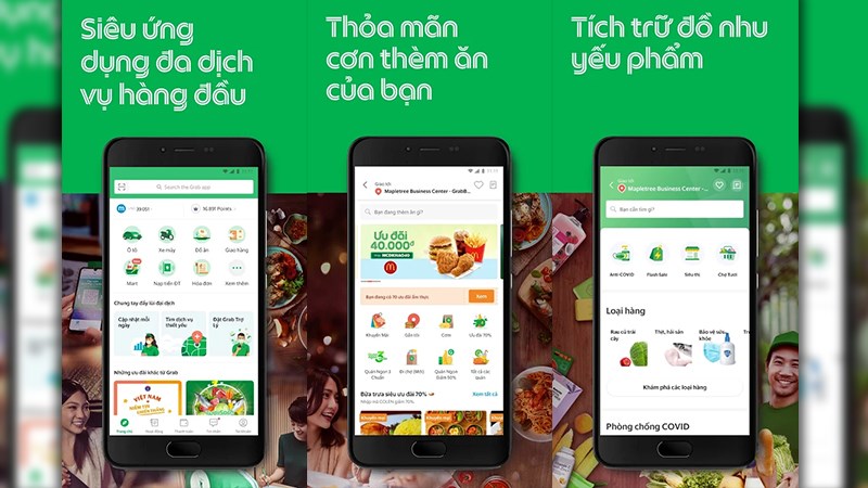 Ứng dụng Grab Ứng dụng Grab