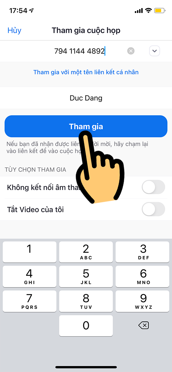 Bạn chọn Tham gia Bạn chọn Tham gia