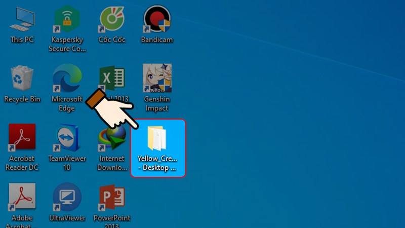 8 Nhấn chọn lại file mà bạn vừa giải nén