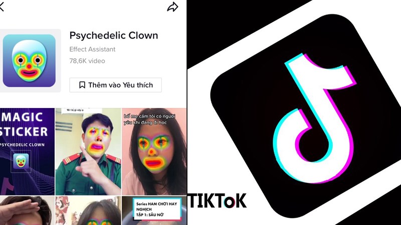 Cách quay video hiệu ứng filter mặt chú hề trên TikTok Cách quay video hiệu ứng filter mặt chú hề trên TikTok