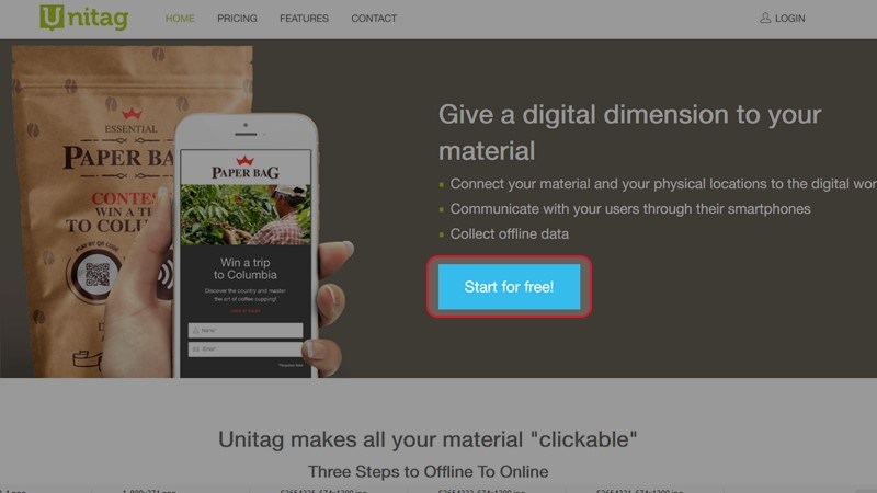 Vào website và chọn Start for Free Vào website và chọn Start for Free