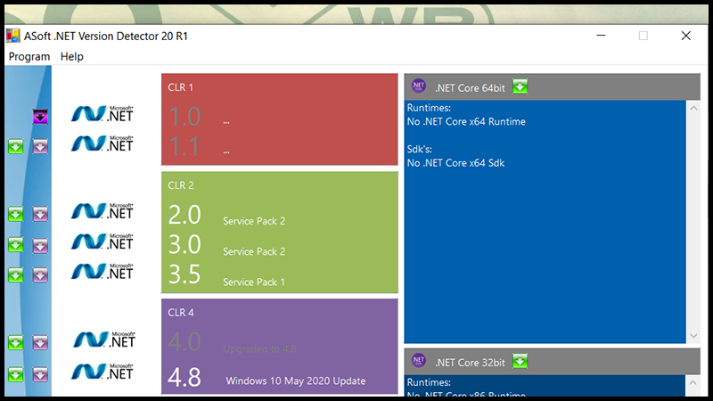 ASoft .NET Version Detector ASoft .NET Version Detector