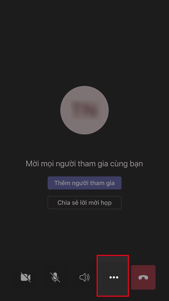 Sau khi truy cập vào đường link để học, họp online trên Microsoft Teams, nhấn vào biểu tượng 3 dấu chấm Sau khi truy cập vào đường link để học, họp online trên Microsoft Teams, nhấn vào biểu tượng 3 dấu chấm