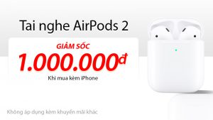 Tai nghe AirPods giảm giá
