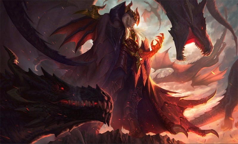 Giai đoạn giữa và cuối trận Swain Giai đoạn giữa và cuối trận Swain