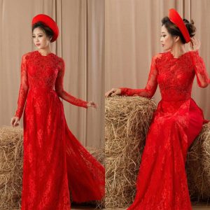 Áo dài cưới cách tân