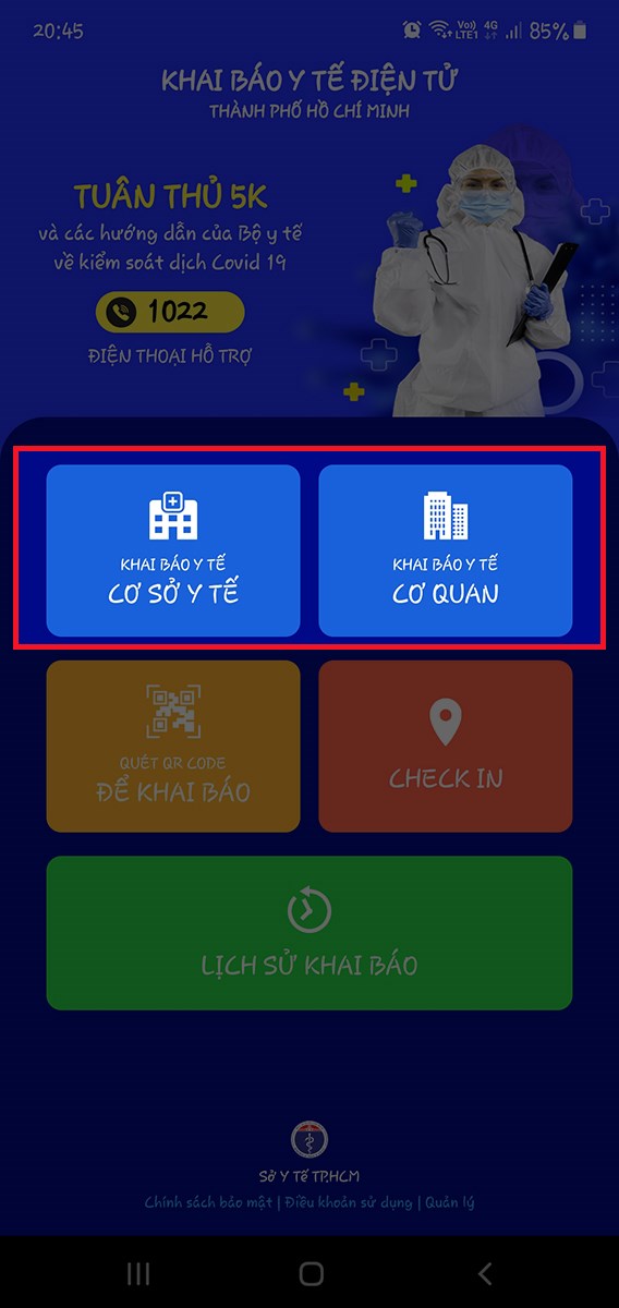 Mở ứng dụng vừa tải, bạn chọn nơi khai báo Mở ứng dụng vừa tải, bạn chọn nơi khai báo