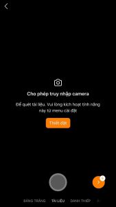 Ấn vào ứng dụng Microsoft Office Lens