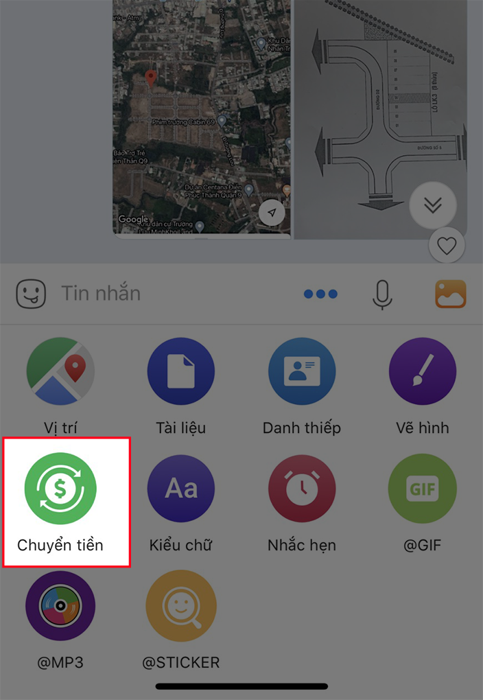 Chọn Chuyển tiền Chọn Chuyển tiền