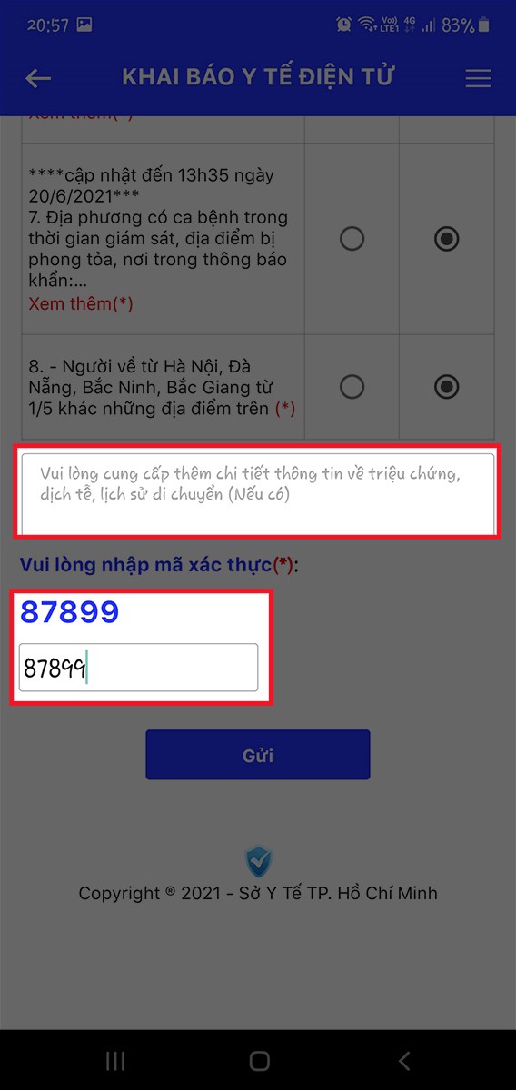 khai báo các nơi mình đã từng đi khai báo các nơi mình đã từng đi