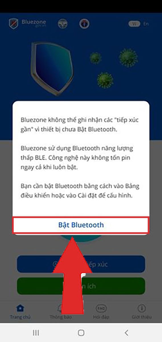 Cấp quyền sử dụng Bluetooth Cấp quyền sử dụng Bluetooth