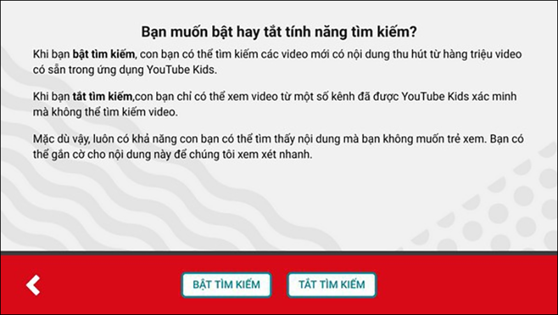 battattimkiem-800x451-1 Bật, tắt chức năng tìm kiếm trên Youtube Kids