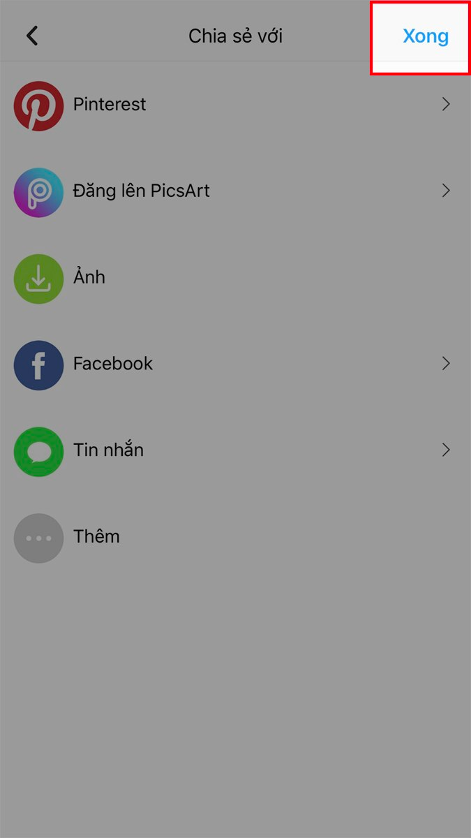 Chọn Xong Chọn Xong