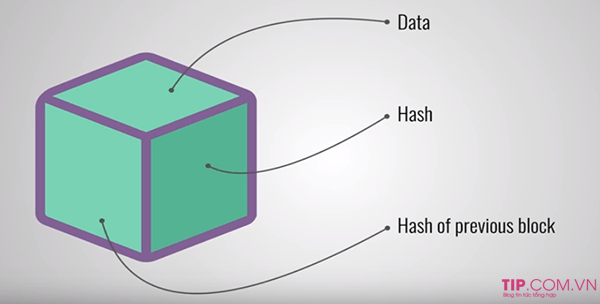 Cấu trúc của Blockchain được chia thành 3 phần