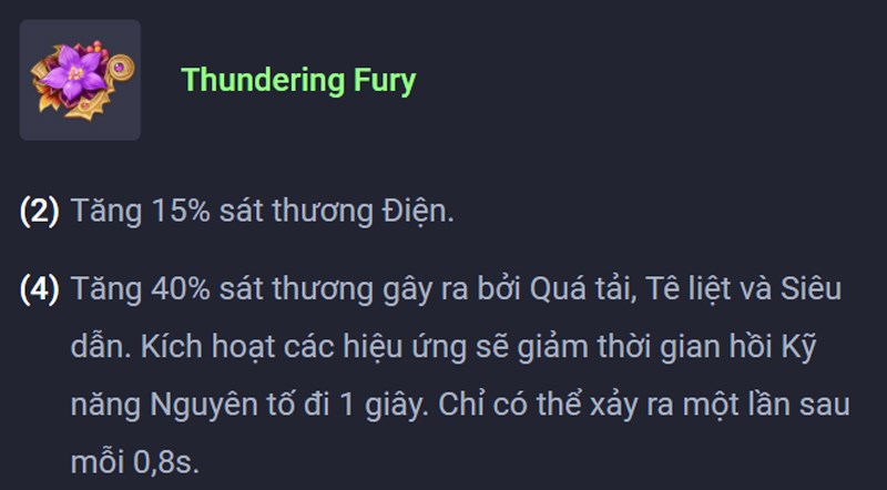 Thundering Fury (4 món) Thundering Fury (4 món)