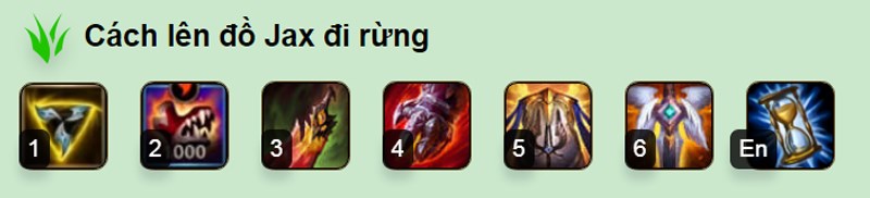 Cách lên đồ Jax đi rừng Cách lên đồ Jax đi rừng