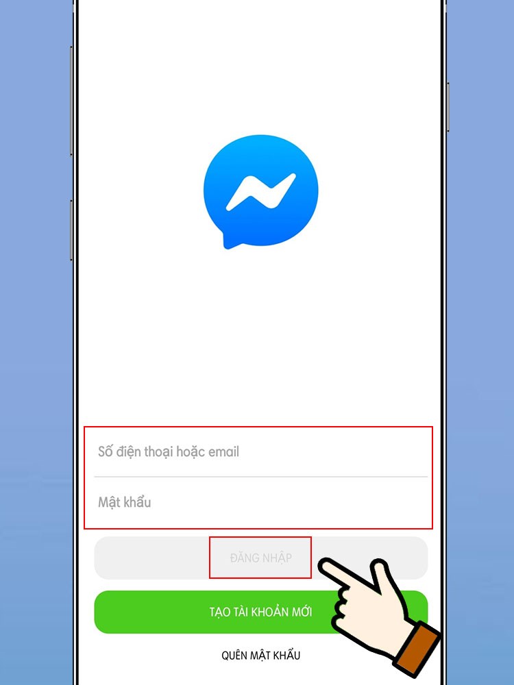 buoc2-750x1000-1 mở ứng dụng Messenger trên điện thoại và đăng nhập lại