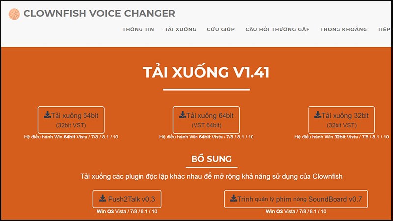Lựa chọn gói tải xuống về cho máy của bạn Lựa chọn gói tải xuống về cho máy của bạn
