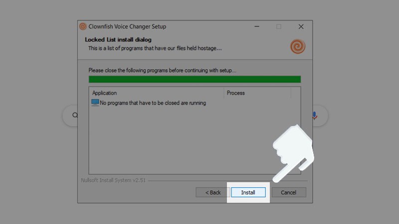 Hoàn tất bạn nhấn Install Hoàn tất bạn nhấn Install