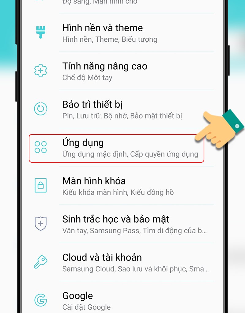 Chọn Ứng dụng Chọn Ứng dụng