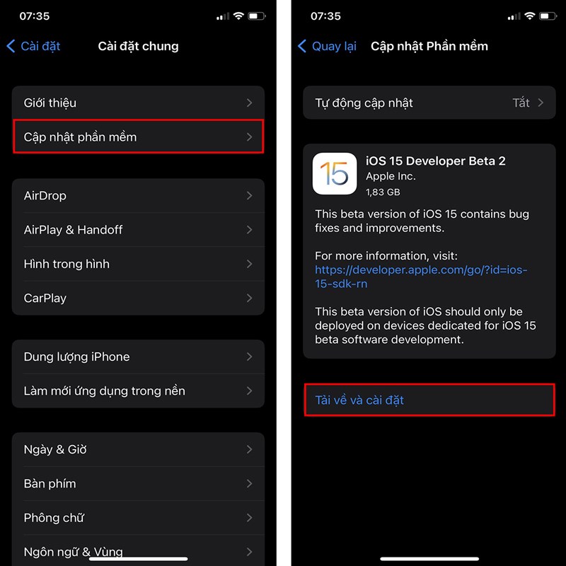 Cách cập nhật iOS 15 Beta 2 mới-10 Cách cập nhật iOS 15 Beta 2 mới-10