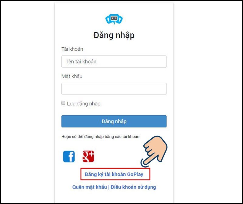 cach-dang-ky-va-tao-tai-khoan-dot-kich-2020-tu-vtc-online-don2-800x672-1 Chọn vào Đăng ký tài khoản GoPlay.