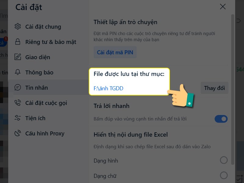 Thư mục lưu Thư mục lưu