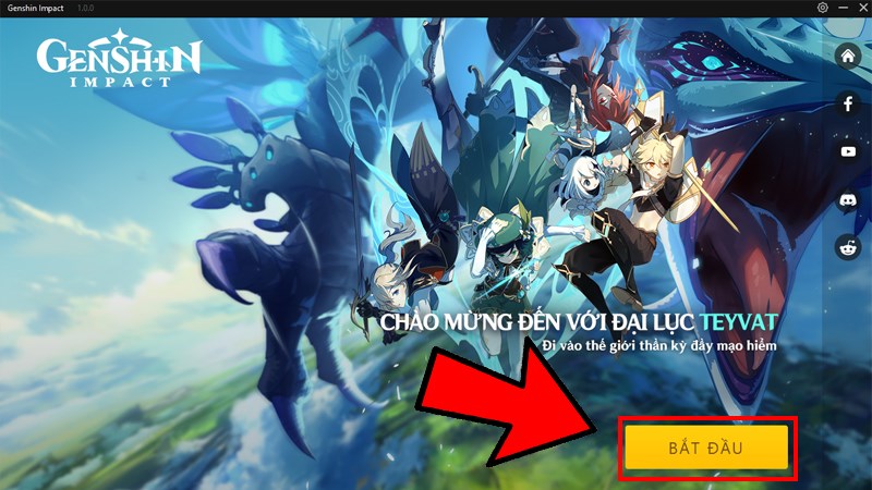 Chọn Bắt đầu để chơi game Chọn Bắt đầu để chơi game