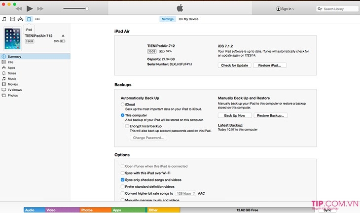 Cách kết nối iPhone với máy tính
