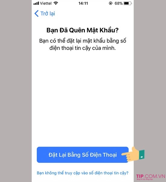 Cách lấy lại mật khẩu iCloud nhanh chóng