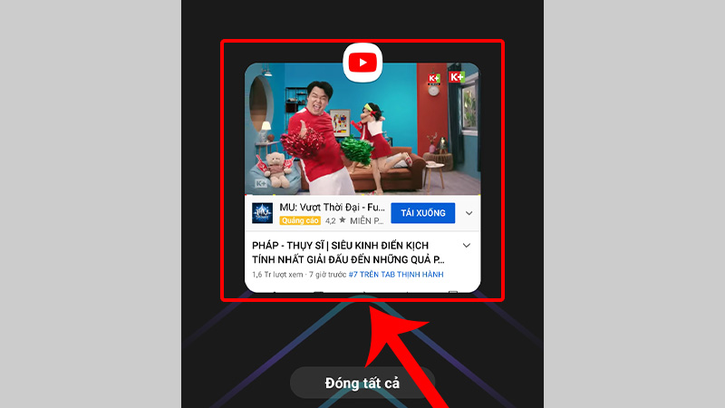 Chọn ứng dụng thứ 2