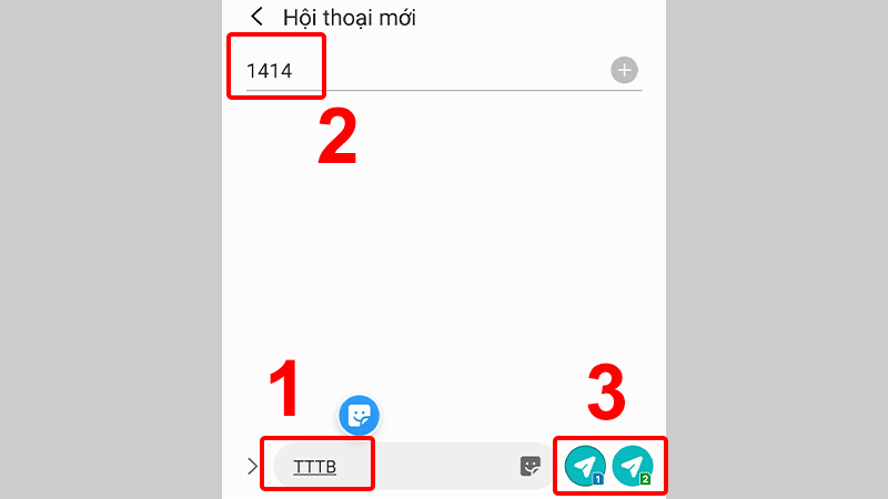 Soạn TTTB gửi 1414 để tra cứu thông tin SIM