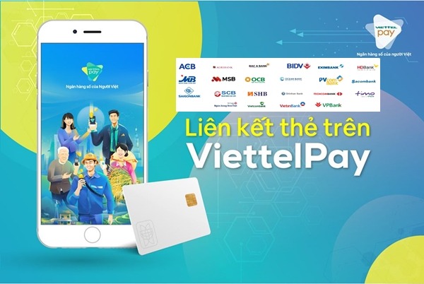 Cách liên kết thẻ ngân hàng với ViettelPay