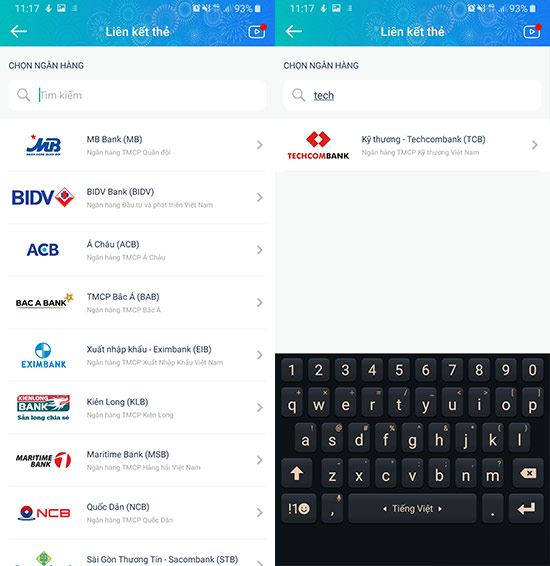 Cách liên kết thẻ ngân hàng với ViettelPay