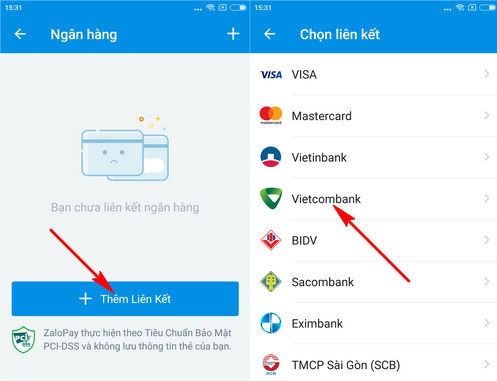 Cách liên kết ZaloPay với tài khoản ZaloPay