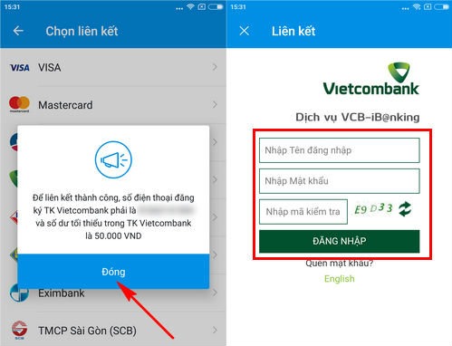 Cách liên kết ZaloPay với tài khoản ZaloPay