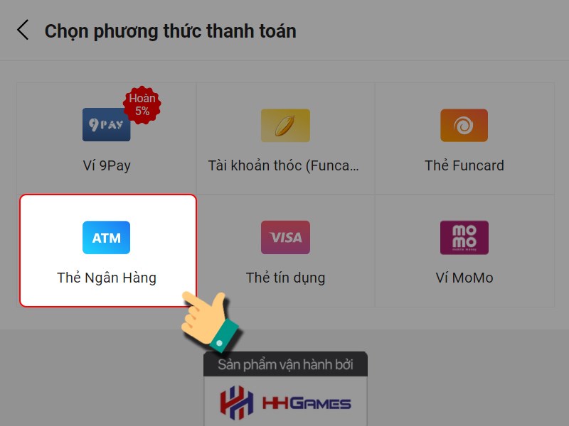 Thanh toán bằng thẻ ngân hàng Thanh toán bằng thẻ ngân hàng