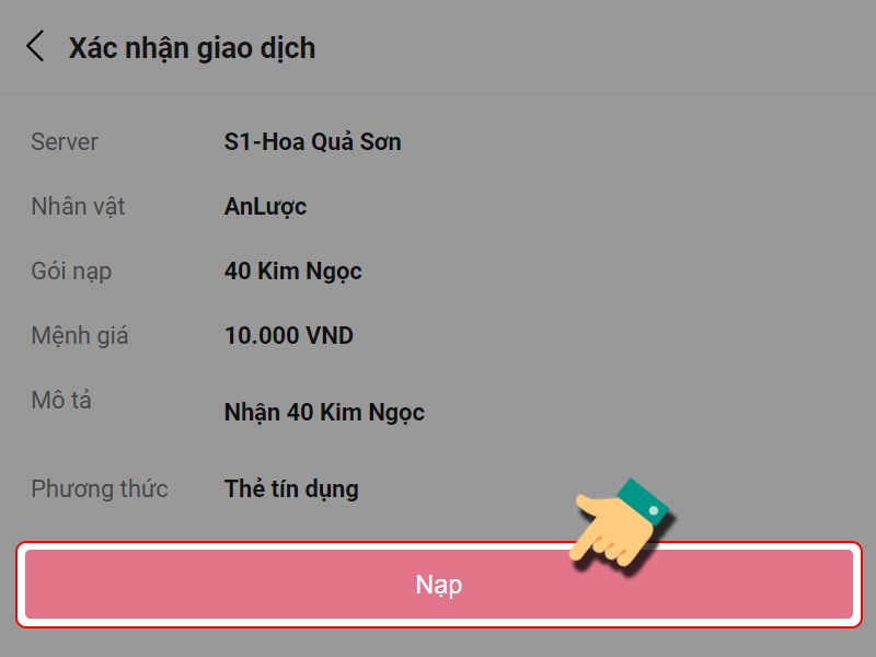 Nhấn Nạp Nhấn Nạp