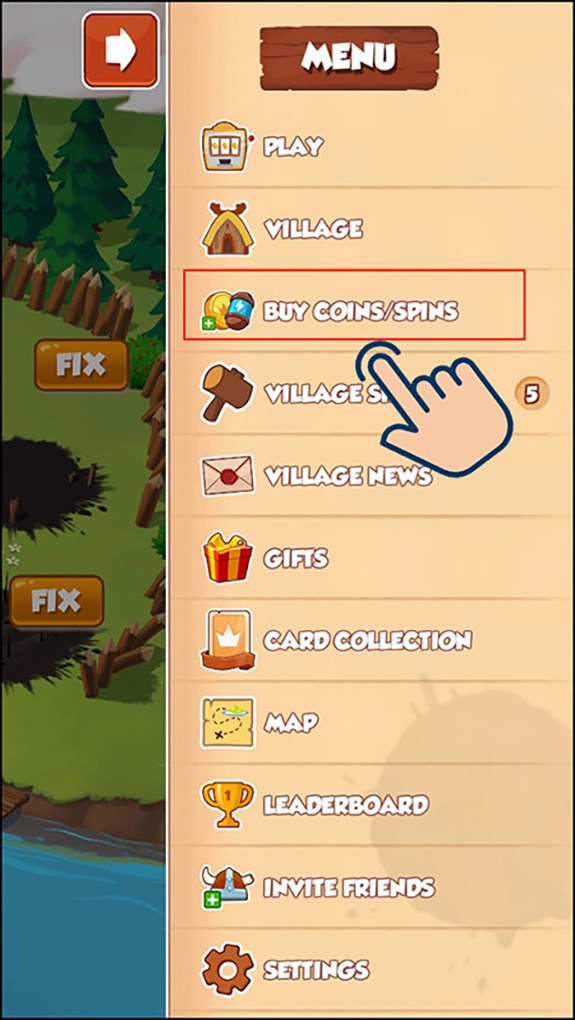 cach-nap-the-coin-master-de-nhan-them-nhieu-luot-spin-moi-nha13-575x1020-1 chọn vào Buy Coins/Spin.