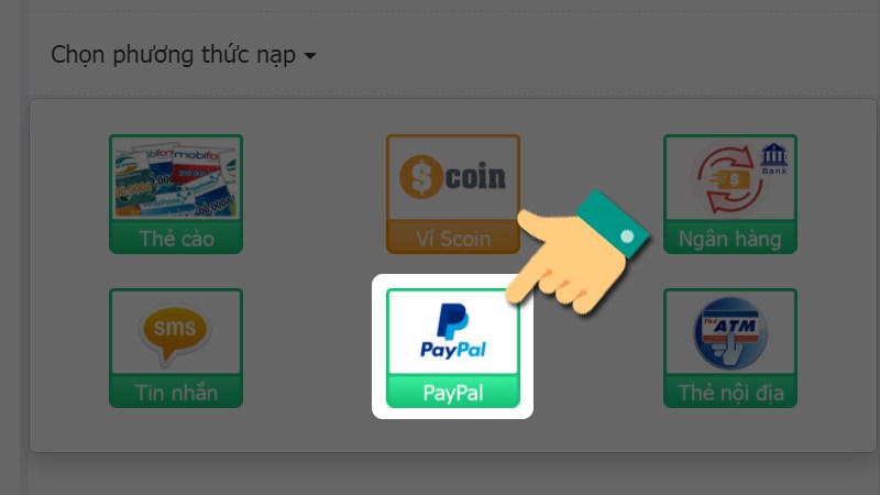 Chọn PayPal Chọn PayPal
