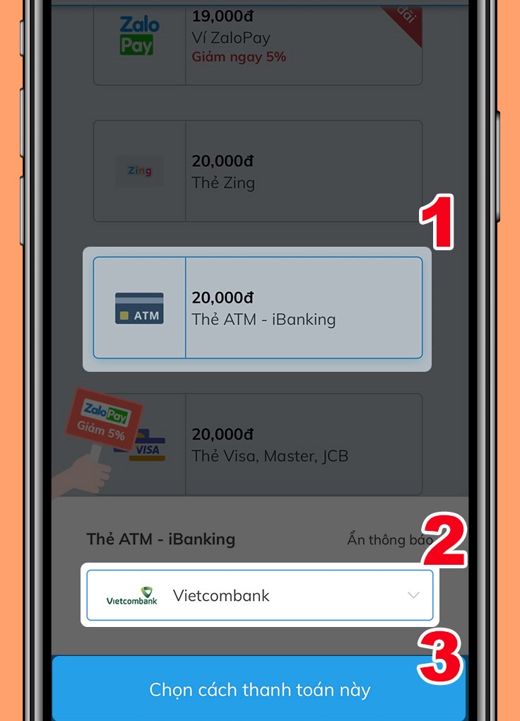 cach-nap-tien-nap-the-kof-allstar-quyen-vuong-chien-don-gian-10-736x1020-1 Chọn cách thức thanh toán là Thẻ ATM - iBanking