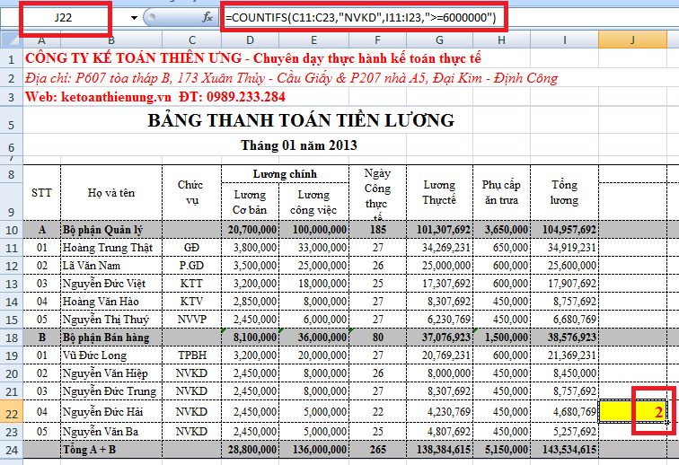cách sử dụng hàm countif trong excel cách sử dụng hàm countif trong excel