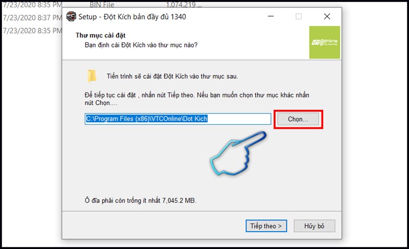 cach-tai-crossfire-dot-kich-phien-ban-moi-vtc-online-don-gian6-800x487-1 Bước 6: Chọn ổ đĩa bạn muốn cài đặt.