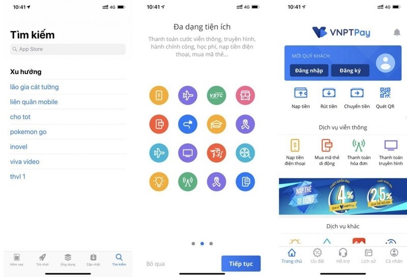 Cách tải và đăng ký ví điện tử VNPT Pay