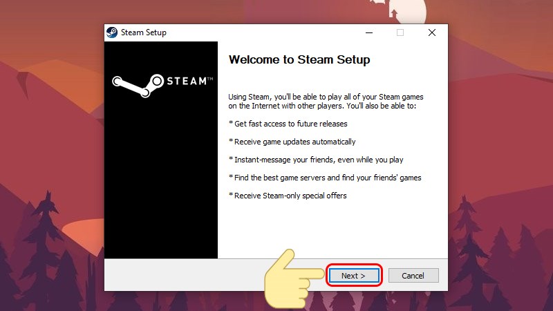 cach-tai-va-cai-dat-steam-cho-may-tinh-de-mua-game-ban-quyen-4-800x450-1 Chọn Next